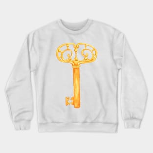gold Antique Key _2 Crewneck Sweatshirt